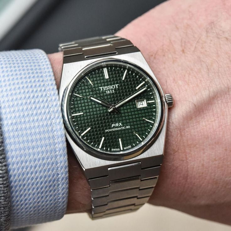 Tissot PRX Poweromatic Green Dial Authentic Automatic Men’s Watch