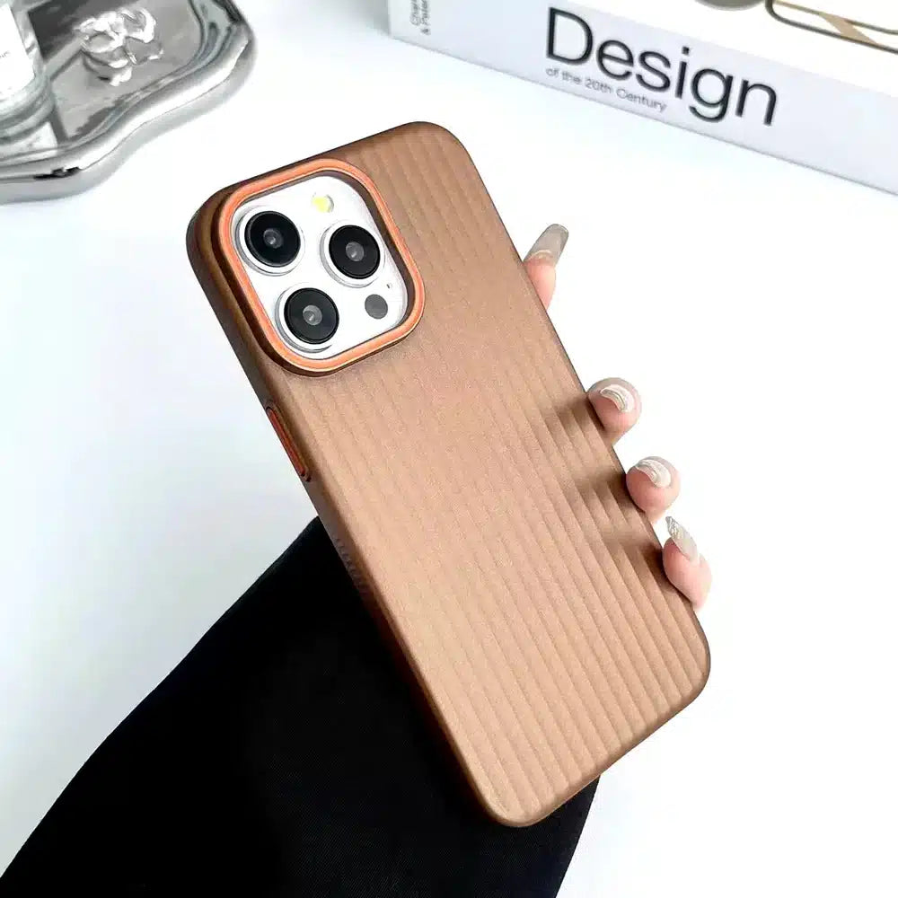 iPhone Series Corrugated Pattern Stripes Hard Desert Case