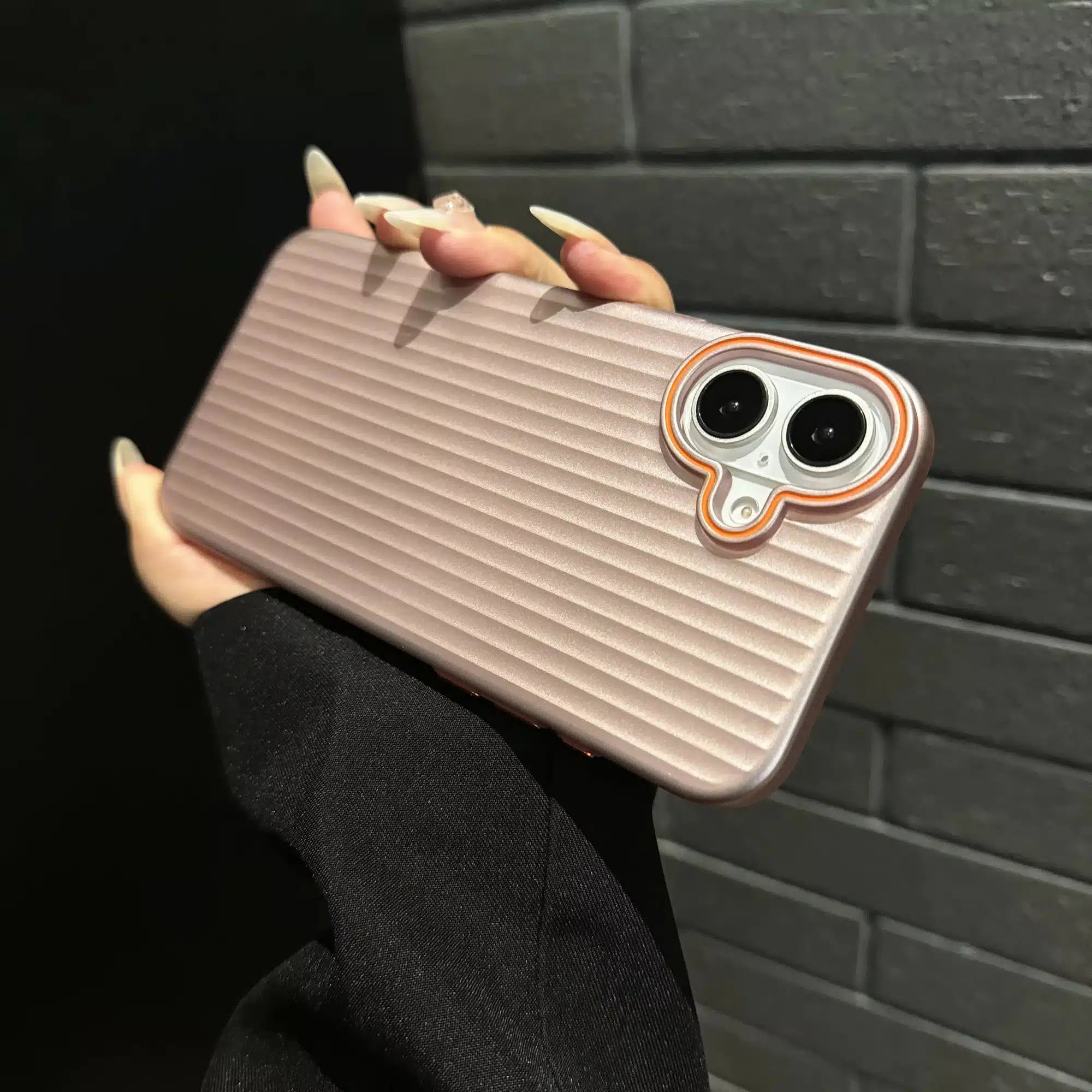 iPhone Series Corrugated Pattern Stripes Hard Desert Case