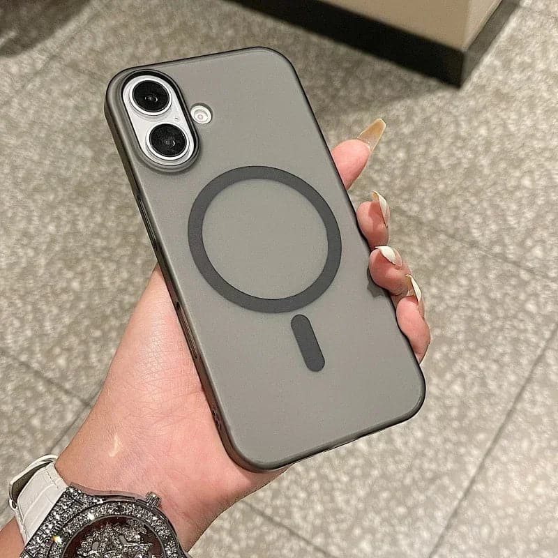 iPhone Series Cover Black Matte Finish MagSafe Protective Case