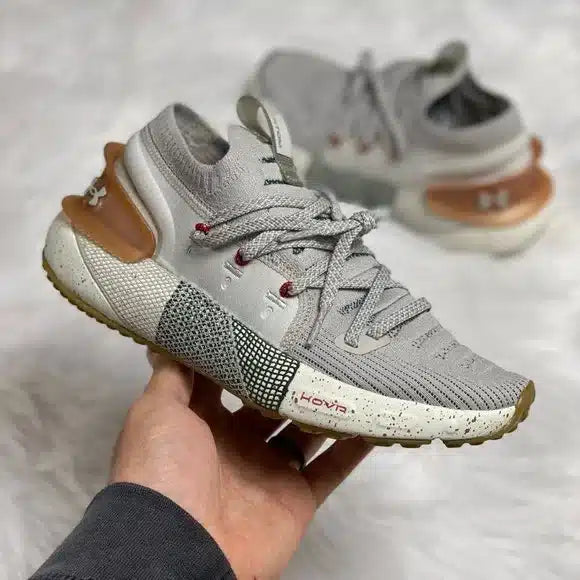 Under Armour Phantom Grey White Running Shoes