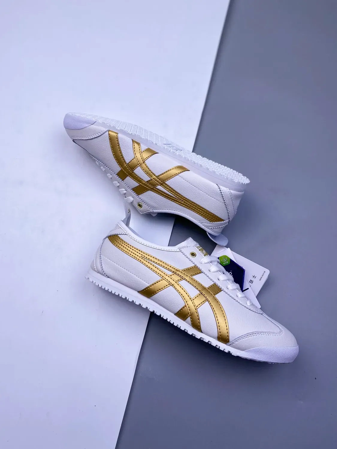 Onitsuka Tiger Mexico 66 White Gold Sneakers