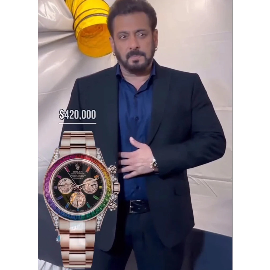 Rolex Daytona Rainbow Rosegold Gold Diamond Watch