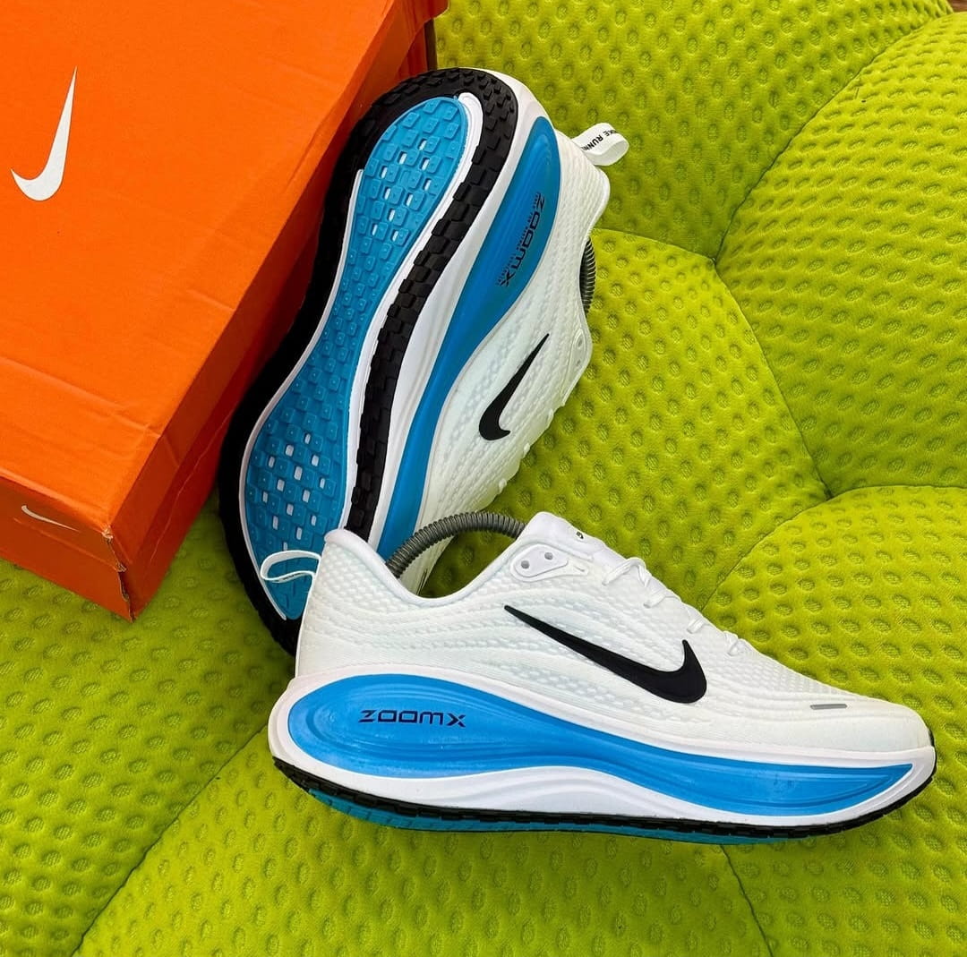 Nike Vomero Plus White Blue Running Shoes