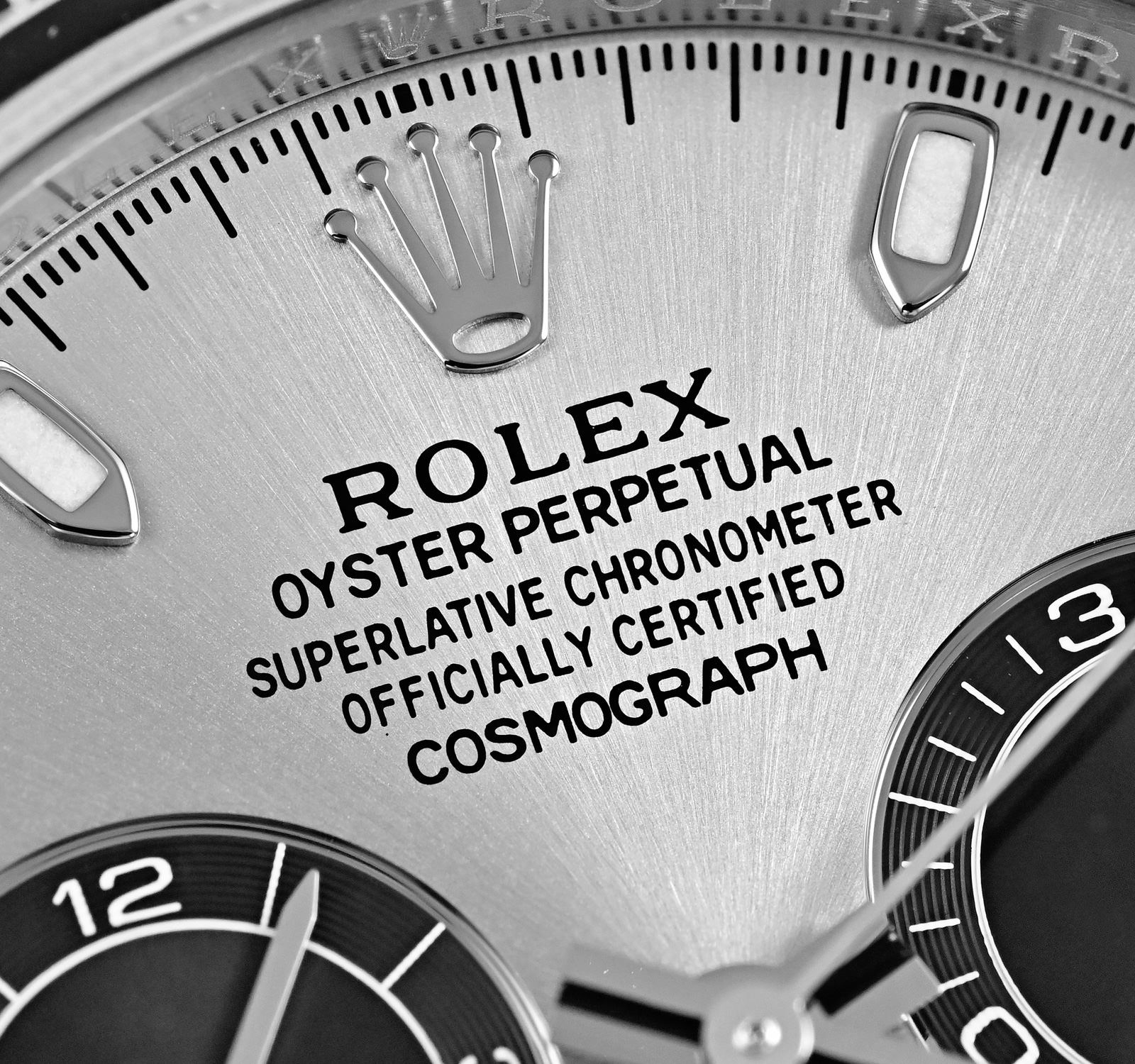 Rolex Daytona Silver Grey Dial Automatic Watch