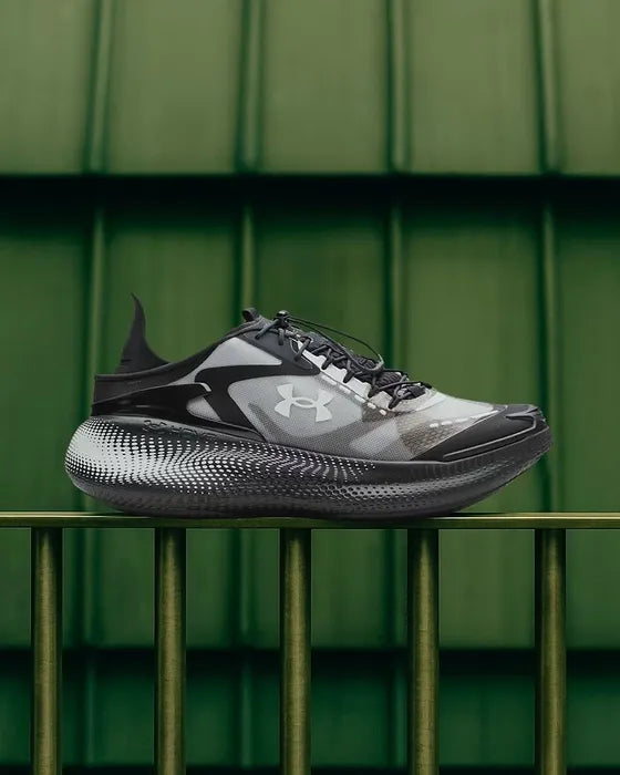 Under Armour Echo SlipSpeed Black White Running Shoes