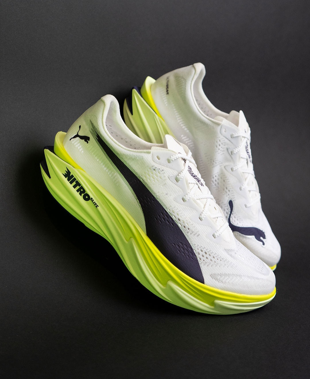 Puma Deviate Nitro Elite 4 Lux Lime Running Shoes
