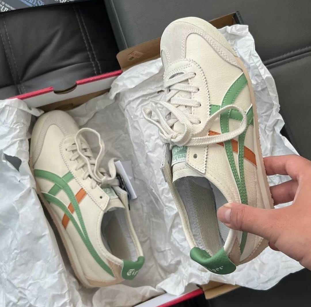 Onitsuka Tiger Mexico 66 Cream Green Sneakers