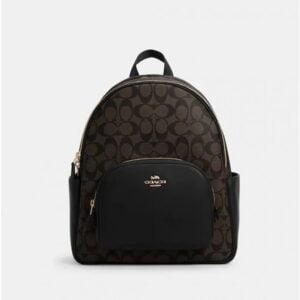 Coach Court Backpack In Signature Canvas With Dust Bag 4 1