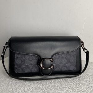 Coach Handbag Tabby 26 Black Black Monogram With Original Box 2 Belt