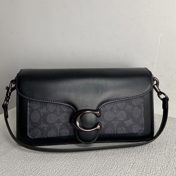 Coach Handbag Tabby 26 Black Black Monogram With Original Box 2 Belt