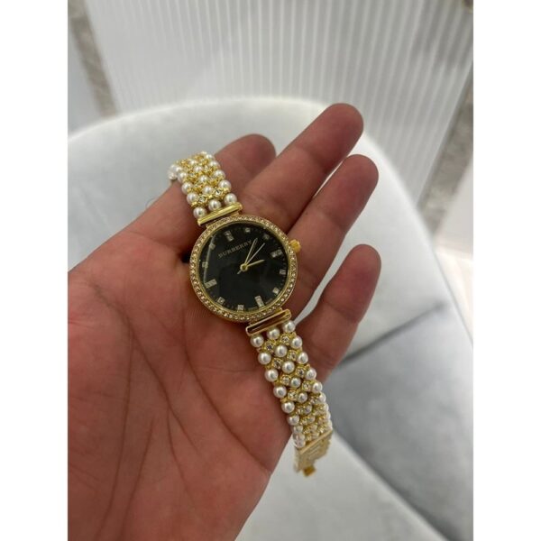 Diamond Burberry Watch For Lady