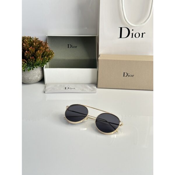 Dior Sunglasses For Men Gold Black 2