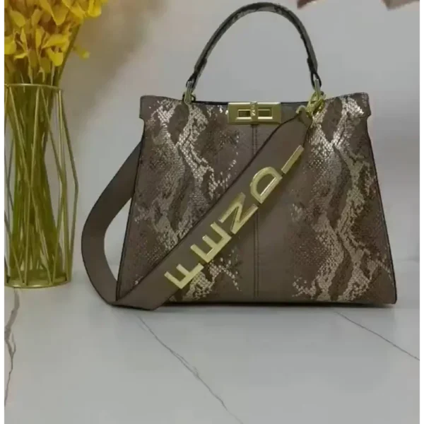 Fendi Croco Snake Peekaboo Tote Bags 7999 3