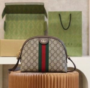 Gucci Bag Ophidia Dome Top Leather Handbag With Folding Box 953