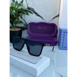 Gucci Flat Sunglasses For Men Black