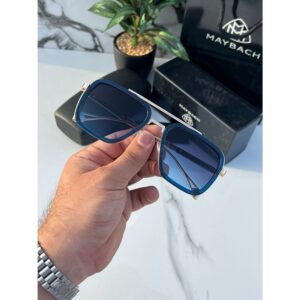 Maybach Sunglasses For Men Gold Blue 4