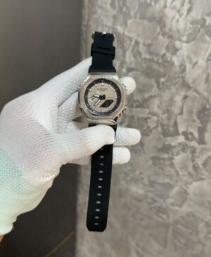 stylish g shock silver dial watch buys kart 1